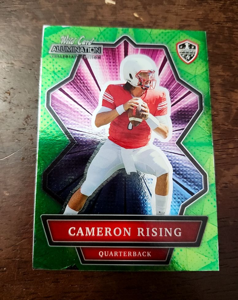 2021 Wild Card Alumination Collegiate Edition #ANBC-9 Cameron Rising — front