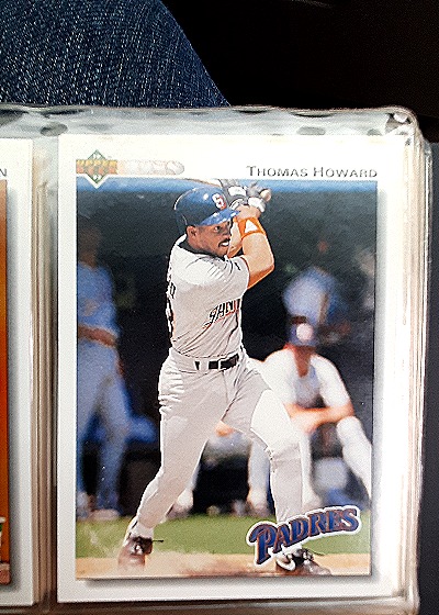 1992 Upper Deck #319 Thomas Howard — front