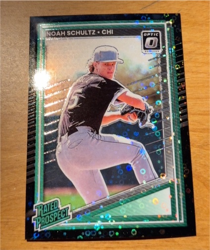 2025 Donruss Optic Rated Prospect #200 Noah Schultz — front