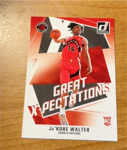 2024-25 Panini Donruss #10 Ja'Kobe Walter Great X-Pectations Rookie Card — front