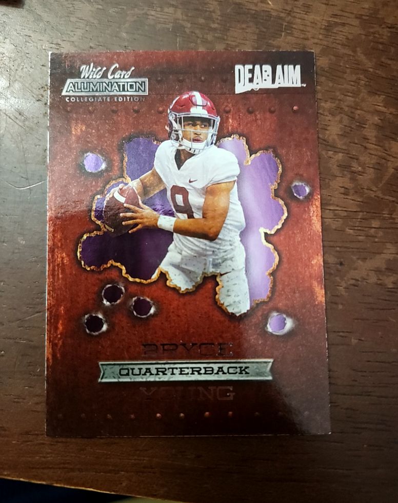 2021 Wild Card Alumination Collegiate Edition Dead Aim #ANDA-3 Bryce Young — front