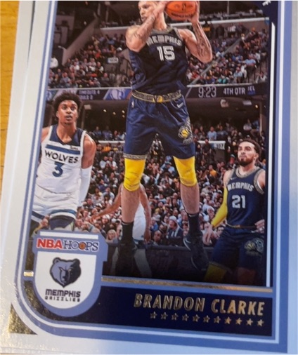 2022-23 Panini NBA Hoops #139 Brandon Clarke — front