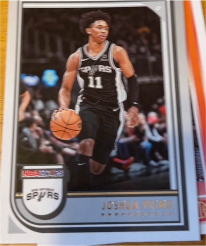2022-23 Panini NBA Hoops #154 Joshua Primo — front