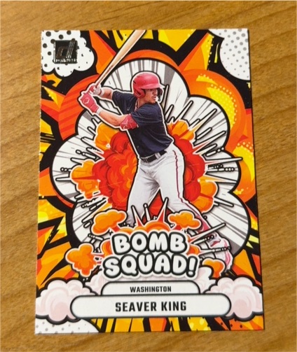 2025 Donruss #11 Seaver King Bomb Squad Washington Nationals — front