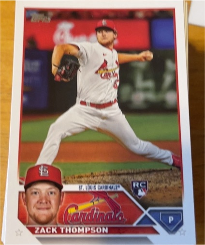 2023 Topps Series 1 #34 Zack Thompson — front