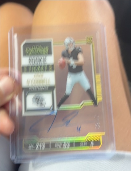 2017 Panini Absolute Glass #13 Derek Carr — front