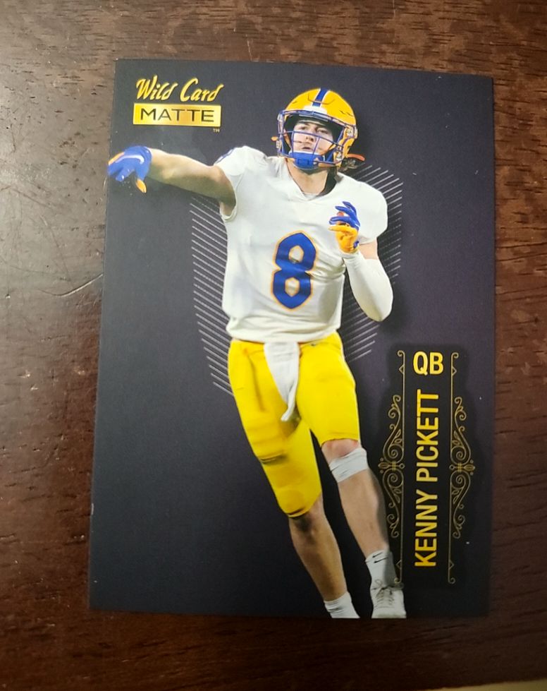2022 Wild Card Matte #MB-72 Kenny Pickett — front