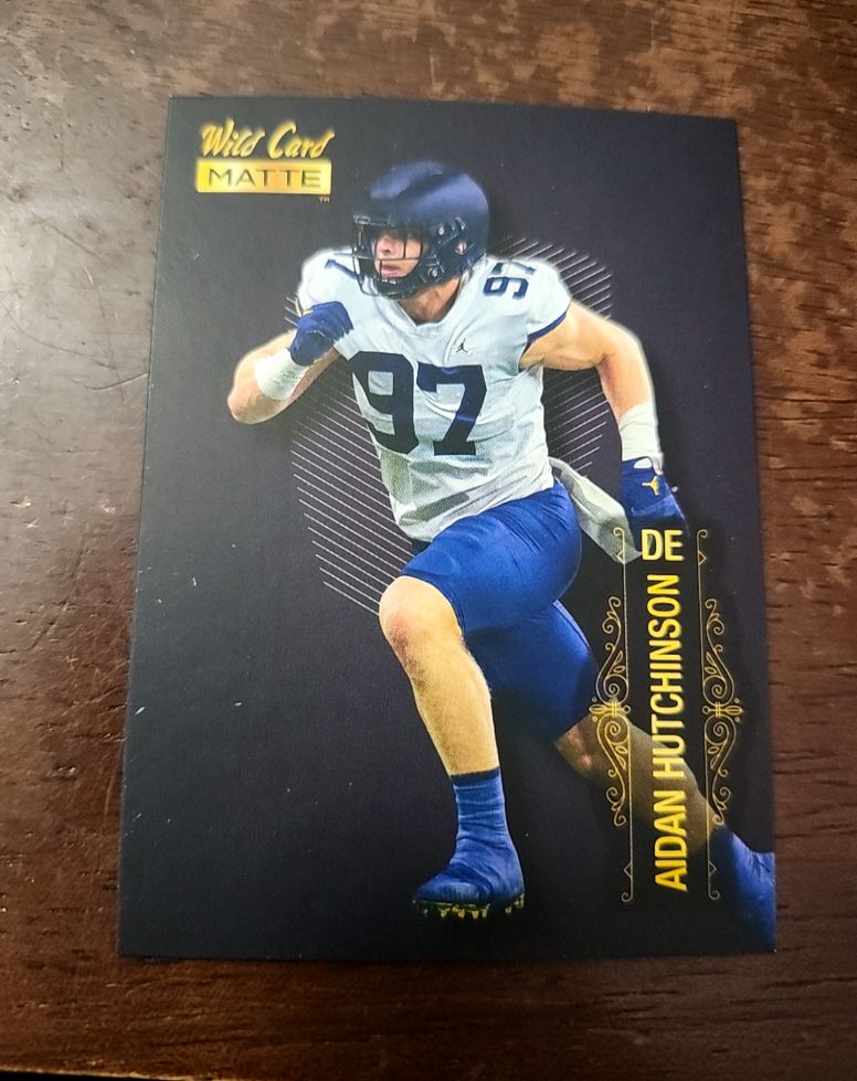 2022 Wild Card Matte #MB-2 Aidan Hutchinson — front