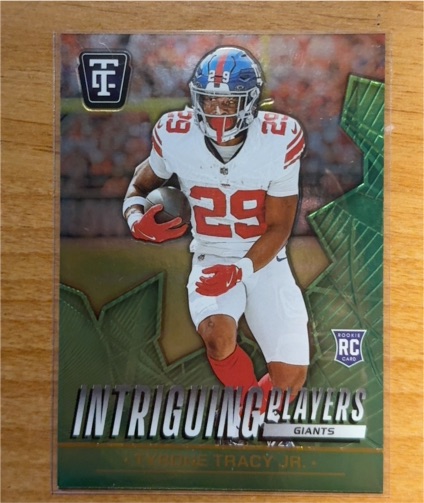 2024 Panini Totally Certified #16 Tyrone Tracy Jr. Intriguing Players Rookie Card — front