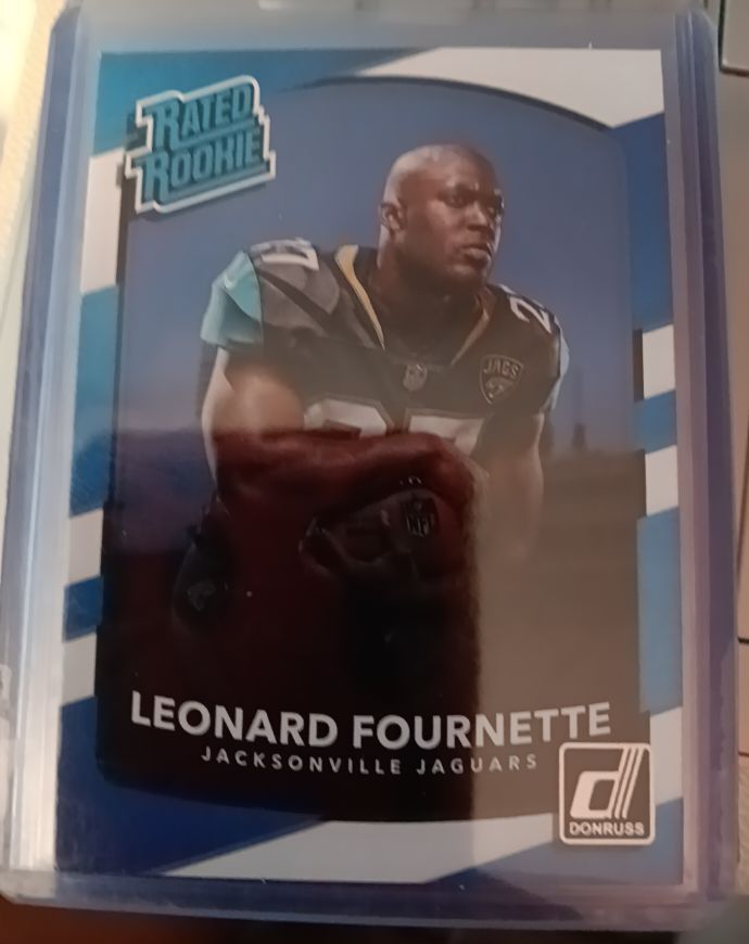 2017 Donruss Rated Rookie #319 Leonard Fournette — front