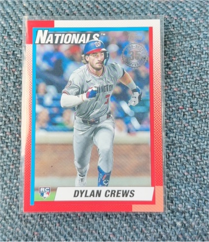2025 Topps Series 2 1990 35th Anniversary #90B2-11 Dylan Crews — front