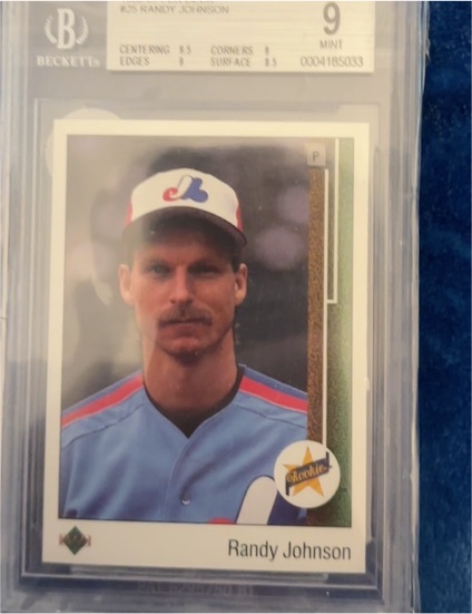 1989 Upper Deck #25 Randy Johnson — front