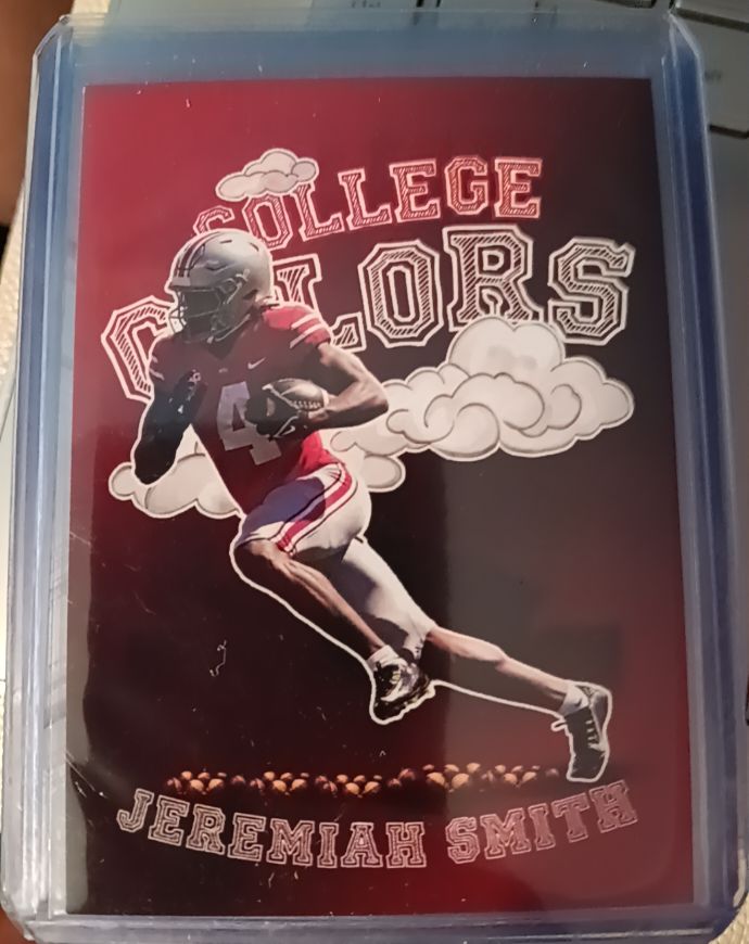 2024 Onit Athlete Ohio State Buckeyes Jeremiah Smith RC College Colors #CC-4 — front