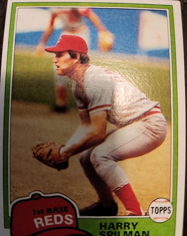 1981 Topps #94 Harry Spilman Cincinnati Reds — front