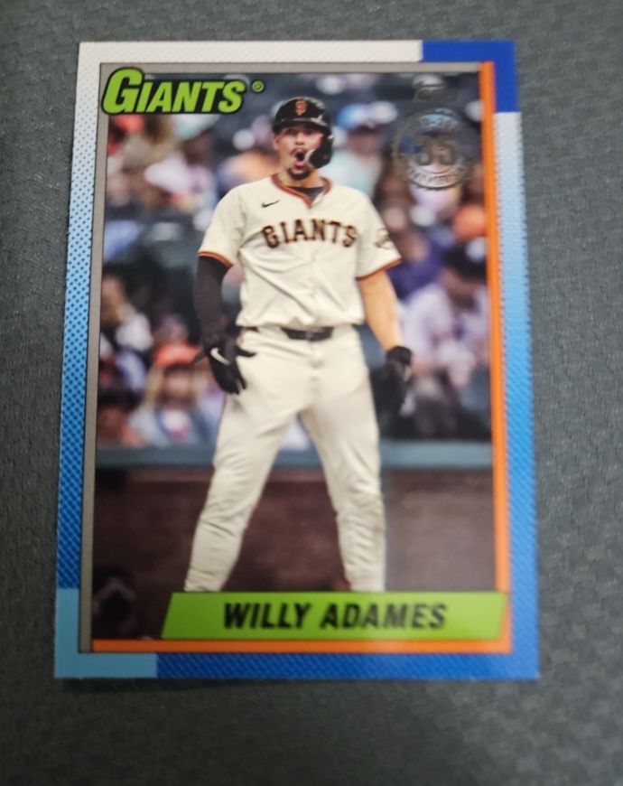 2025 Topps Series 2 1990 35th Anniversary #90B2-38 Willy Adames — front