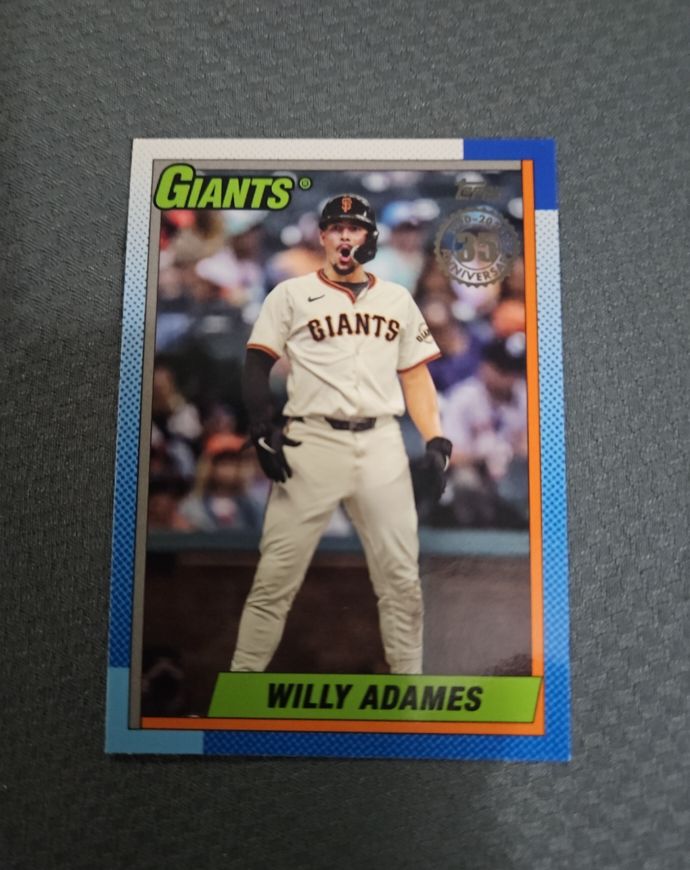 2025 Topps Series 2 1990 Topps 35th Anniversary #90B2-38 Willy Adames — front