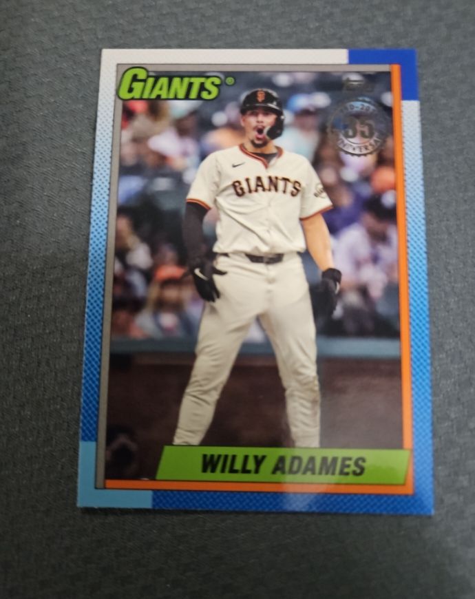 2025 Topps Series 2 1990 Topps #90B2-38 Willy Adames — front