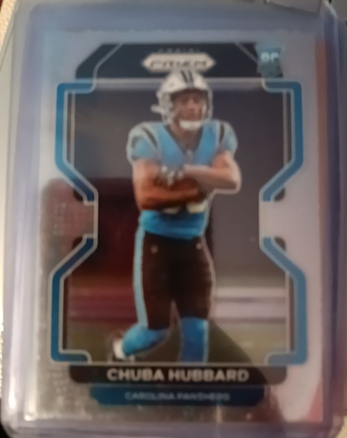 2021 Panini Prizm #355 Chuba Hubbard — front