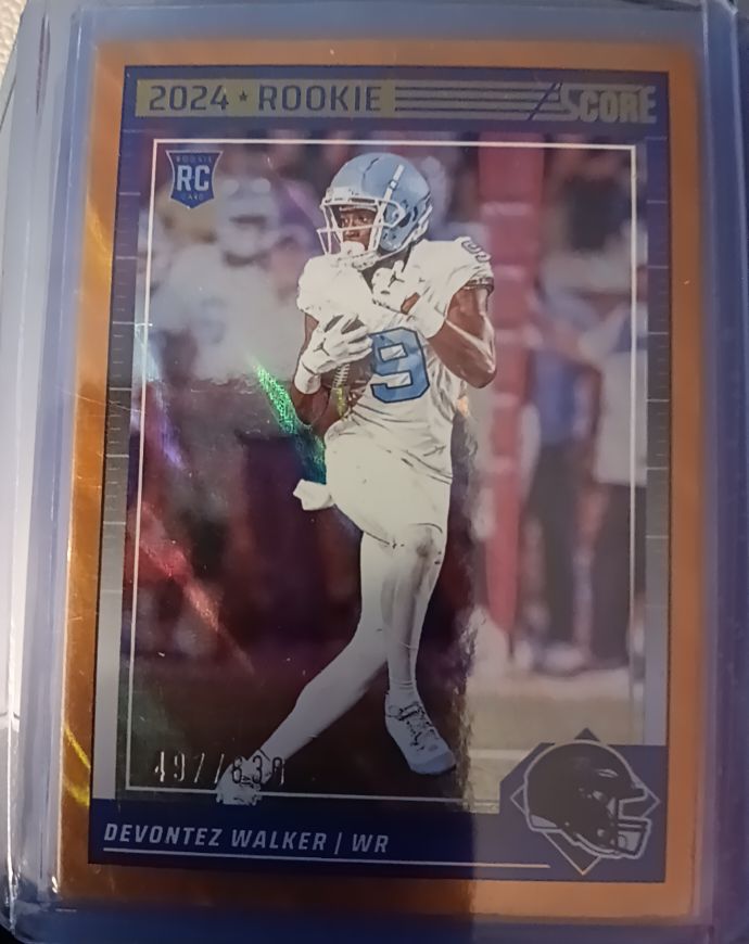 2024 Panini Score #352 Devontez Walker Rookie Lava — front