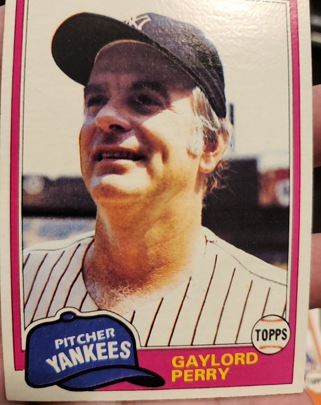 1981 Topps #582 Gaylord Perry — front