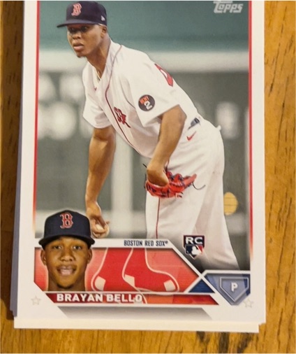 2023 Topps Series 1 #185 Brayan Bello — front