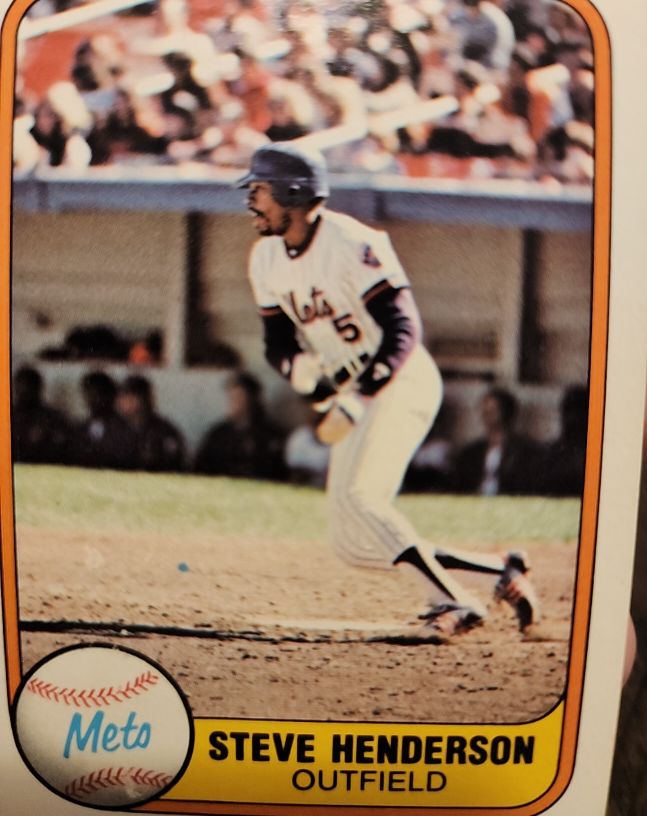 1981 Fleer #321 Steve Henderson — front