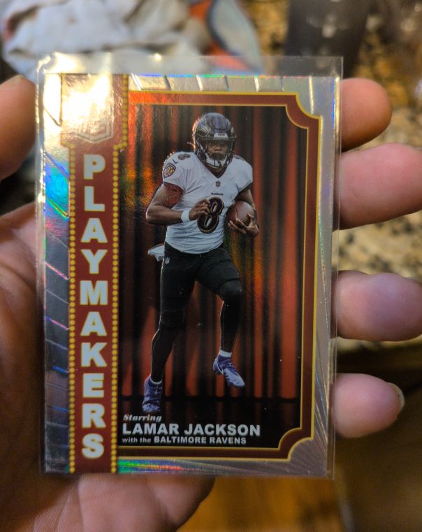 2023 Panini Donruss Elite Football #PM-8 Lamar Jackson Playmakers — front