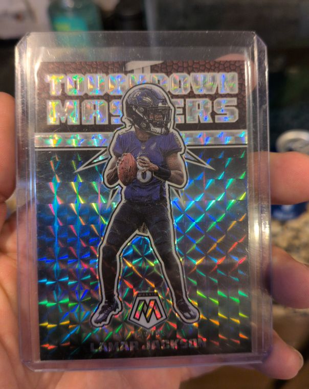 2022 Panini Mosaic Touchdown Masters #TD-10 Lamar Jackson — front