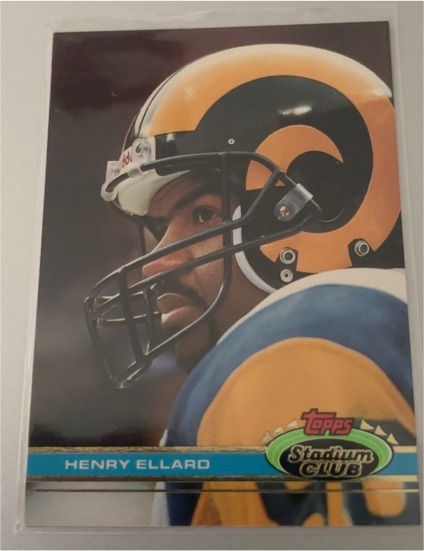 1991 Topps Stadium Club #170 Henry Ellard — front