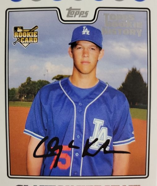 2008 Topps Update #UH240 Clayton Kershaw — front