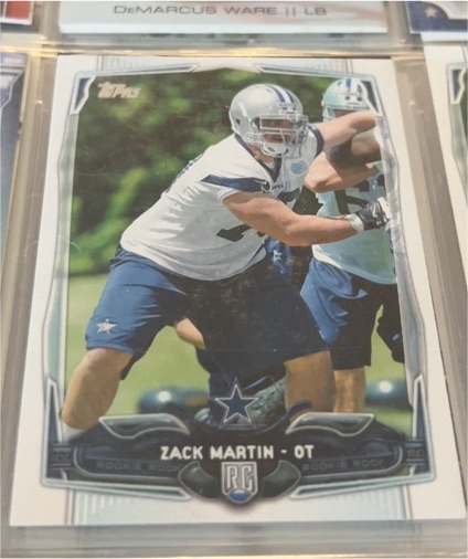 2014 Topps #406 Zack Martin Rookie — front