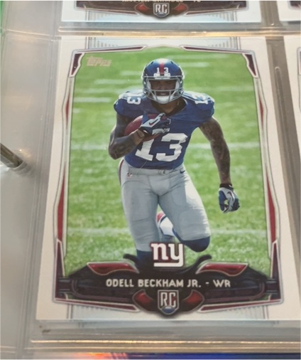 2014 Topps #355 Odell Beckham Jr. — front