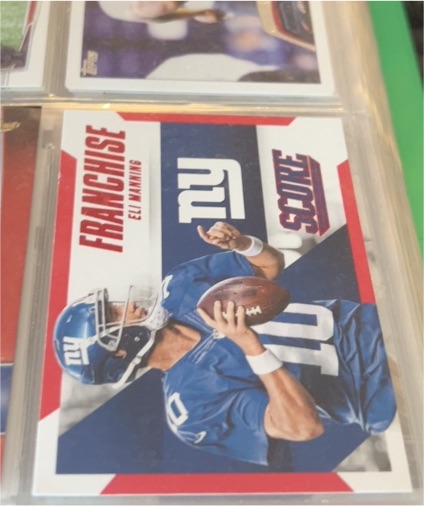 2015 Score Franchise #17 Eli Manning — front