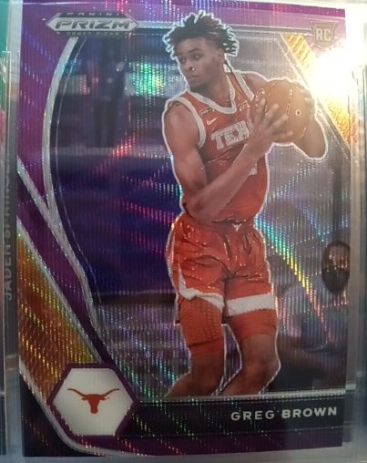 2021 Panini Prizm Draft Picks #27 Greg Brown — front