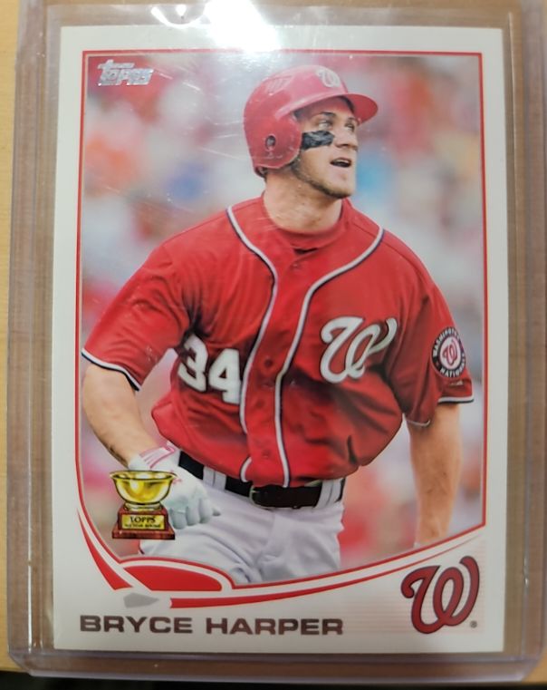 2013 Topps #1 Bryce Harper Rookie Cup Washington Nationals — front