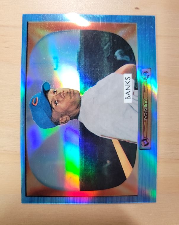 2013 Bowman Chrome #242 Ernie Banks — front