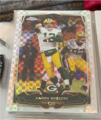 2014 Topps Chrome #83 Aaron Rodgers — front