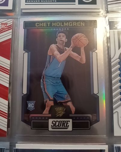2022-23 Panini Chronicles Score Premium #539 Chet Holmgren — front