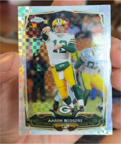2014 Topps Chrome #83 Aaron Rodgers — front