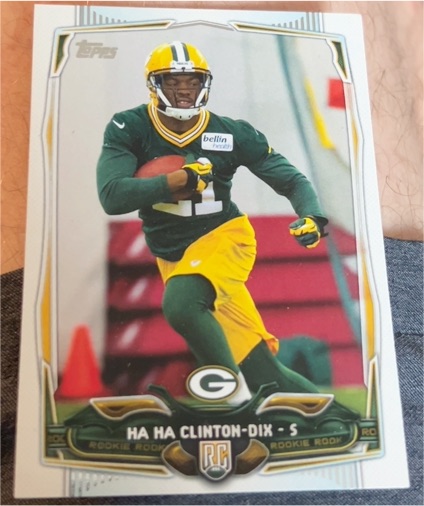 2014 Topps #332 Ha Ha Clinton-Dix Rookie Card Green Bay Packers — front