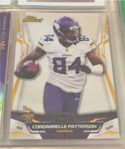 2014 Topps Finest #69 Cordarrelle Patterson — front