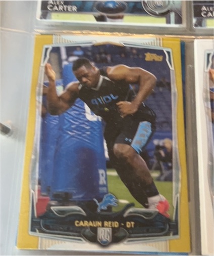 2014 Topps #425 Caraun Reid — front