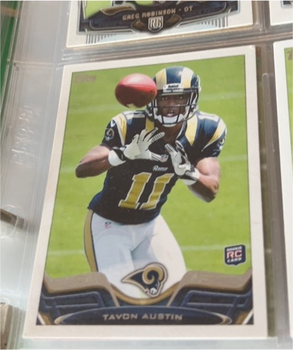 2013 Topps #112 Tavon Austin — front