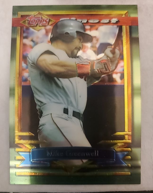 1994 Topps Finest #322 Mike Greenwell — front
