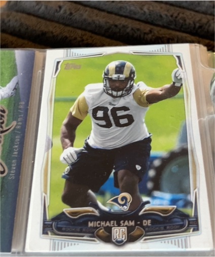 2014 Topps Chrome #174 Michael Sam — front