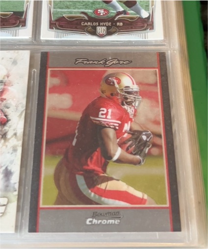 2007 Bowman Chrome #BC135 Frank Gore — front