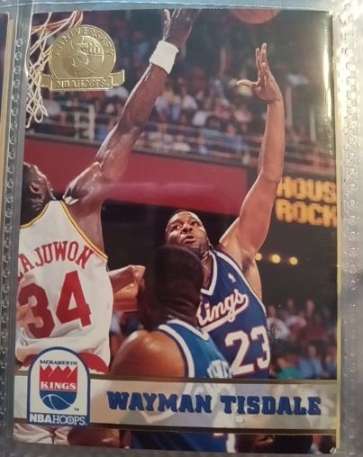 1993-94 NBA Hoops #192 Wayman Tisdale — front