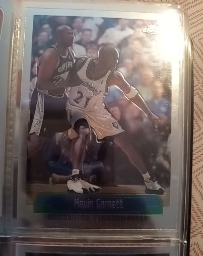 1999-00 Topps Chrome #210 Kevin Garnett — front