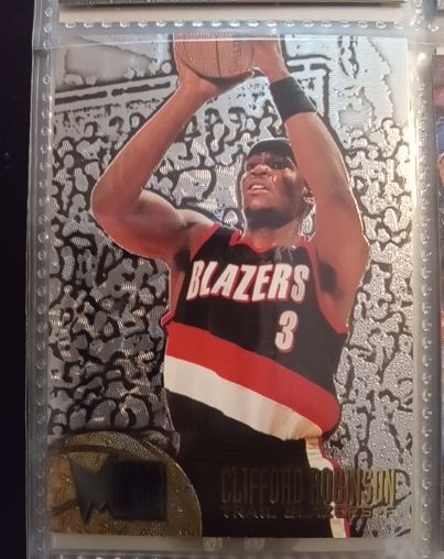1995-96 Fleer Metal Silver Spotlight #89 Clifford Robinson — front