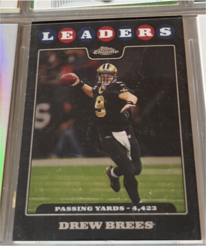 2008 Topps Chrome #TC122 Drew Brees — front